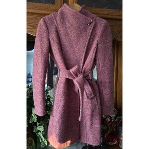 Calvin Klein Belted Toggle Wrap Coat, XXS (fits like XS)